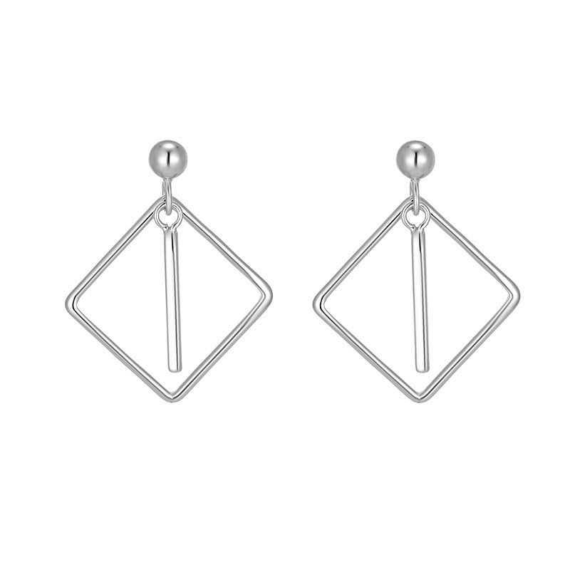 Silver Geometry Earrings - Elevated Jewellery
