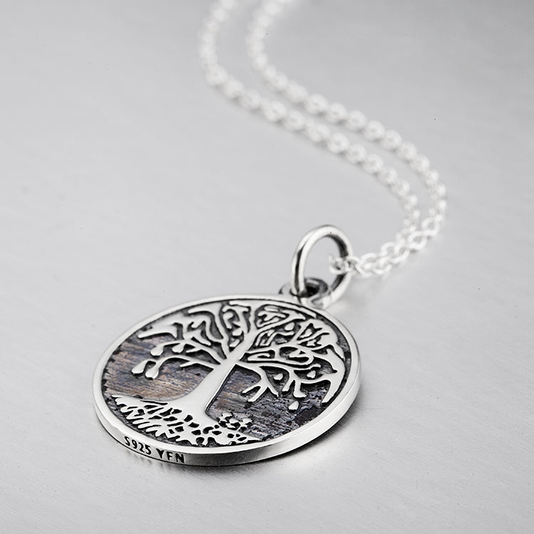 Silver Life Tree Necklace - Elevated Jewellery