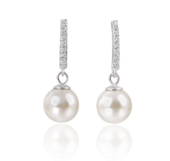 Silver Pearl Earrings - Elevated Jewellery