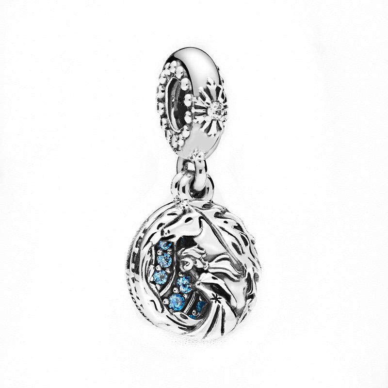 925 Sterling Silver Bracelet Beaded Pendant - Elevated Jewellery