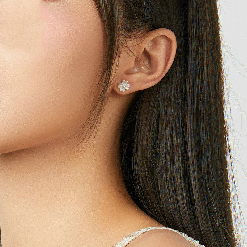 Floral Essence Sterling Silver Earrings