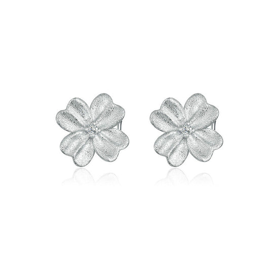 Floral Essence Sterling Silver Earrings
