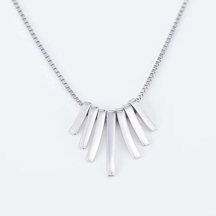 Silver Tassel Necklace - Elevated Jewellery