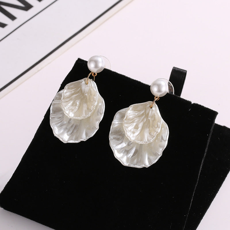 New Style Pearl Shell Earrings For Ladies - Elevated Jewellery