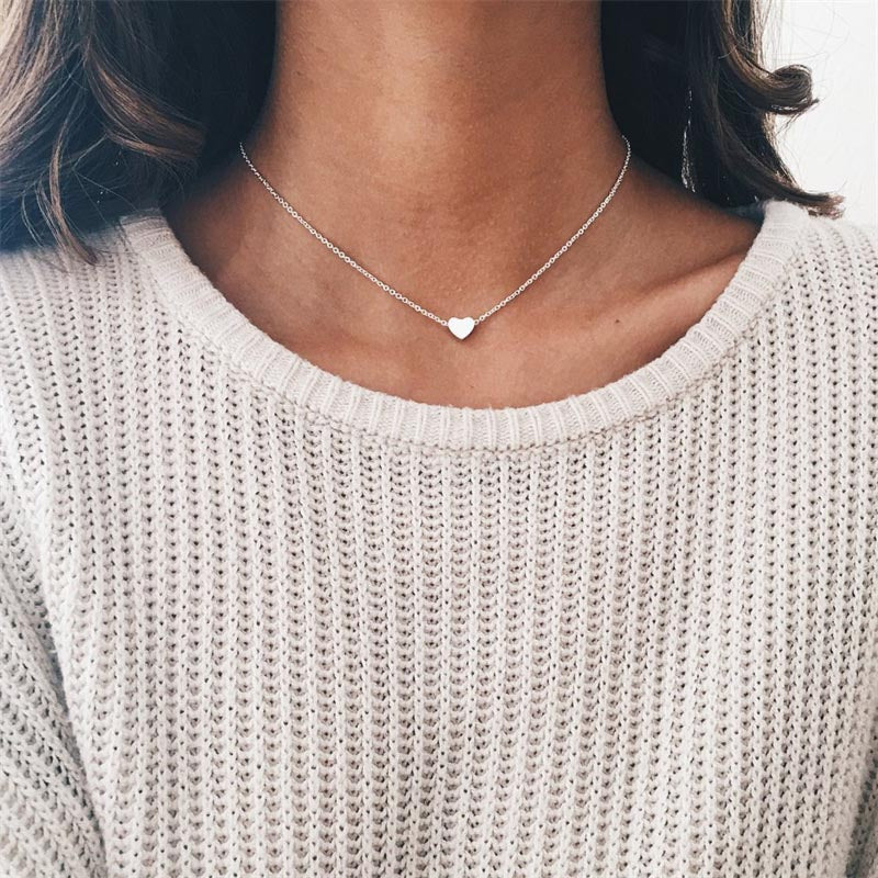 Simple Heart Necklace - Elevated Jewellery