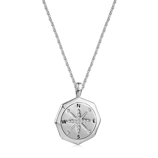 Eight Awn Star Lucky Compass Necklace - Elevated Jewellery
