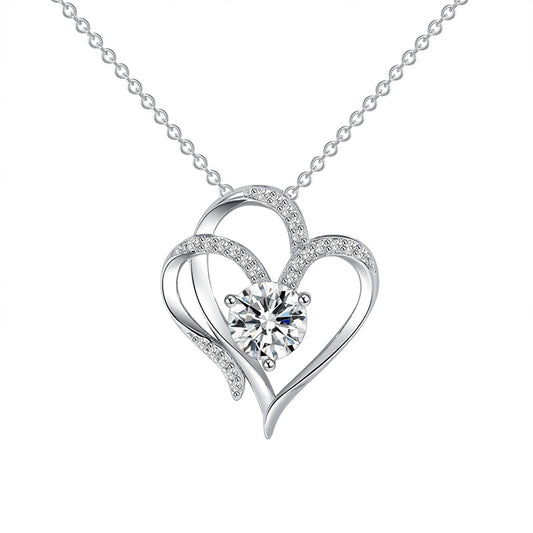Zircon Heart-shaped Necklace - Elevated Jewellery