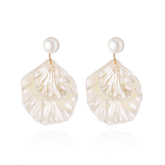 New Style Pearl Shell Earrings For Ladies - Elevated Jewellery